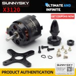 Sunnysky X3120 Kv800 Kv950 Kv1100 Brushless Motor for Rc Helicopter Airplane